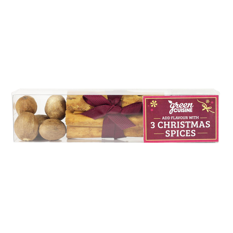 Christmas Spices in Box - Cinnamon, Cloves and Nutmeg
